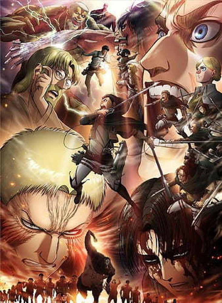 Shingeki No Kyojin Eren Titan Anime Poster