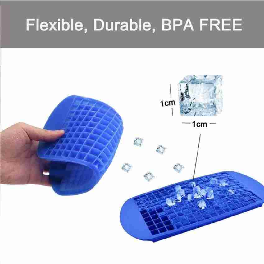 160 Grids Silicone Ice Cube Tray, Small Square Ice Maker, DIY