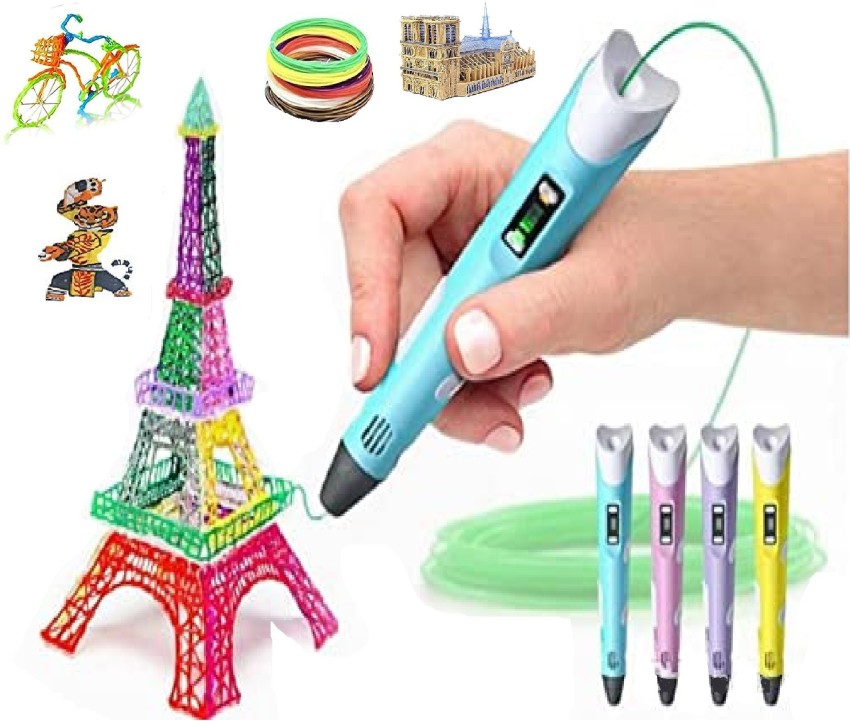 DIY 3D Pen 3D Pencil 3D Printing Pen 1.75mm PLA Filament 3D Pens With LED  Screen 3D Drawing Pen For Kids Birthday Christmas Gift