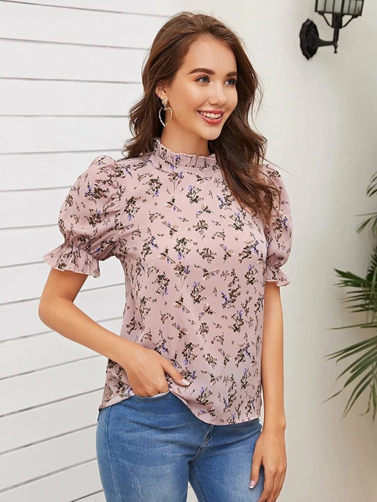 TANDUL Casual Full Sleeve Self Design Women Pink Top at Rs 239/piece in  Delhi