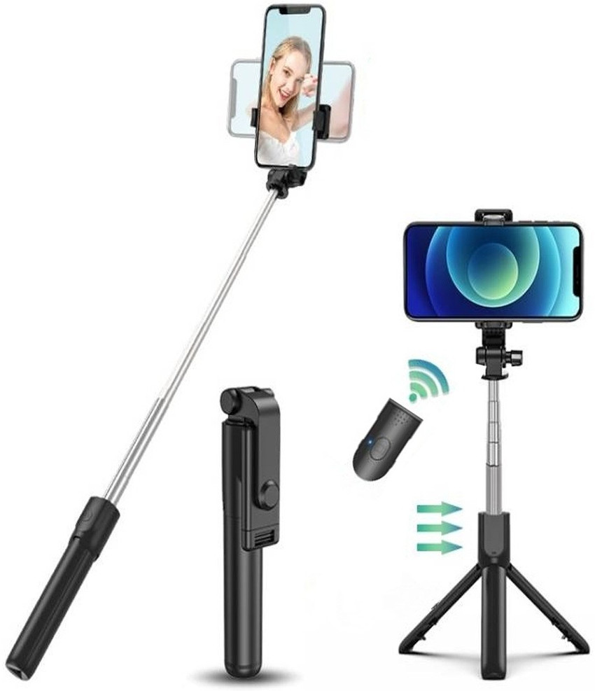 Wrapadore R1 Extendable Bluetooth Selfie Stick Tripod With