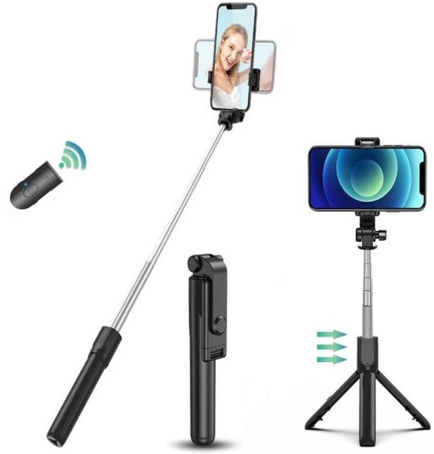 Phone Tripod, 70 Selfie Stick Tripod Stand Cell Phone Tripods with Remote  Phone Holder Carry Bag, Aluminum Alloy Selfie Stick Tripod, Compatible with