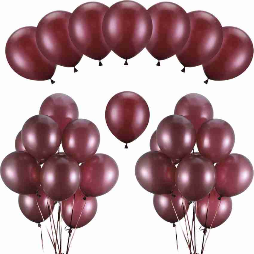 Burgundy balloons deals