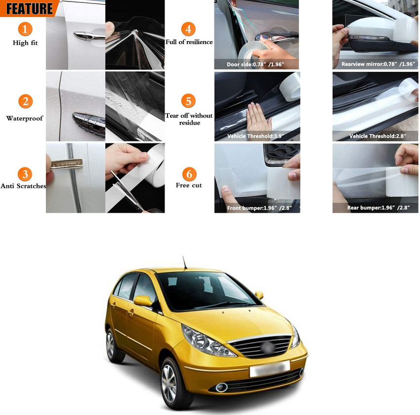 Indica vista deals front bumper guard