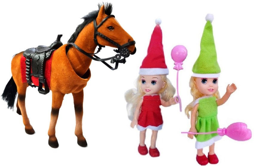 HALO NATION Fashion Doll Girl Doll with Horse Toy Horse Showpiece