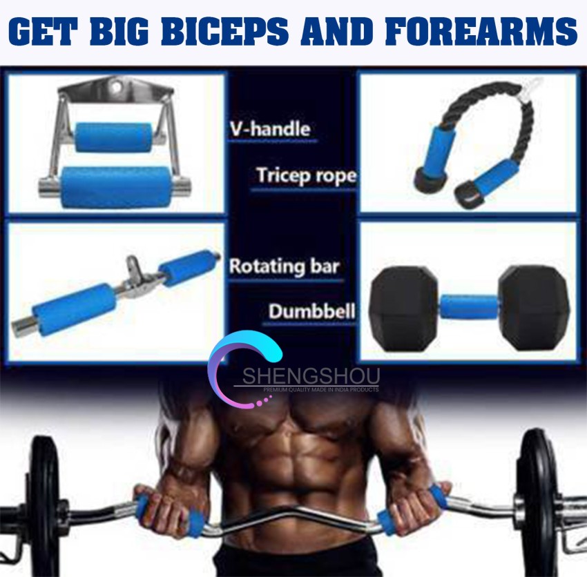 DMoose Thick Fat Bar Grips, Dumbbell Grips, for Bigger Forearms, Biceps,  Triceps and Chest, Non Slip High Density Silicone Rubber Barbell Grips &  Weight Grips for Weightlifting and Cable Attachments, Dumbbells 