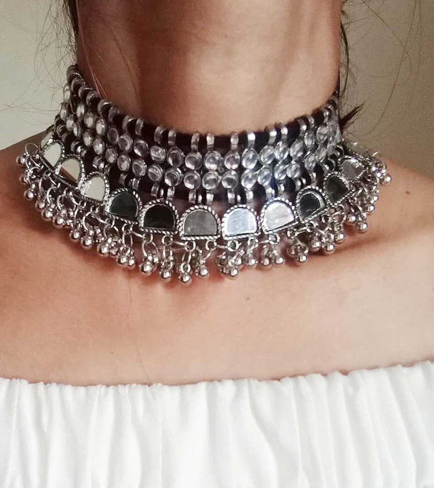 Victoria s Den Oxidised Silver Silver Silver Jewellery Set Price