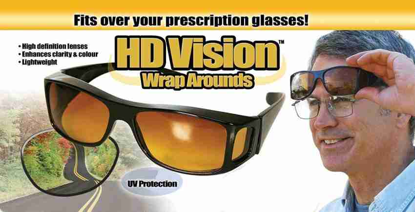 Rbgiit Hd Vision Day Night Unisex Hd Vision Goggles Anti-glare Polarized Sunglasses Men/Women Driving Glasses Sun Glasses Uv Protection All Bikes & Ca