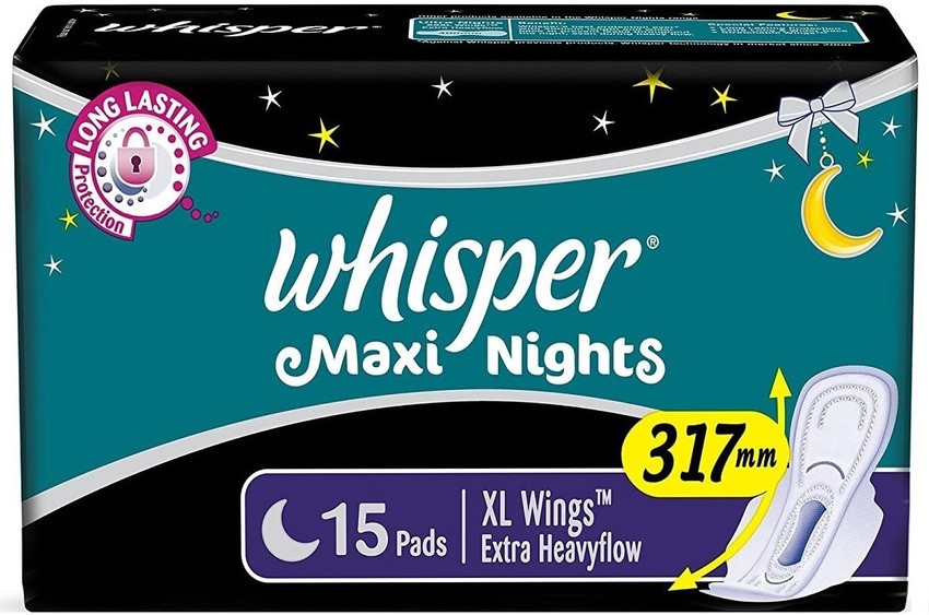 Whisper maxi hotsell nights xl wings