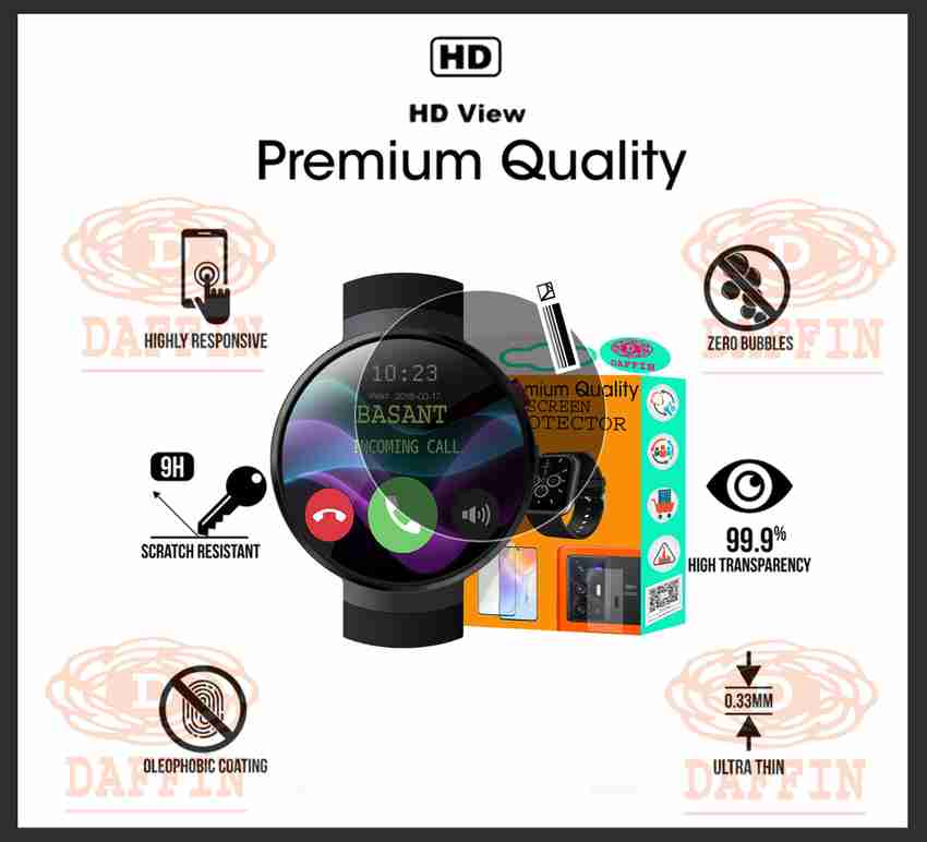 daffin Screen Guard for LEMFO LEM7 4G SMARTWATCH daffin Flipkart