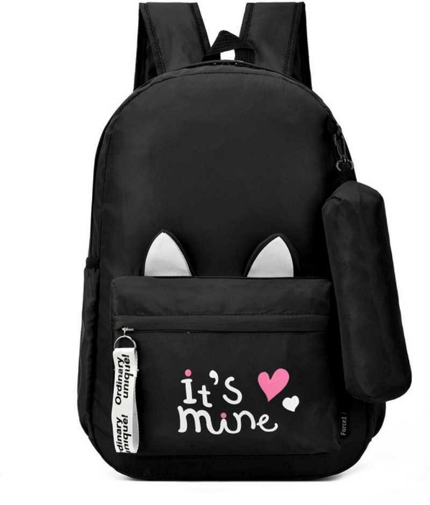 College bags online for girls black