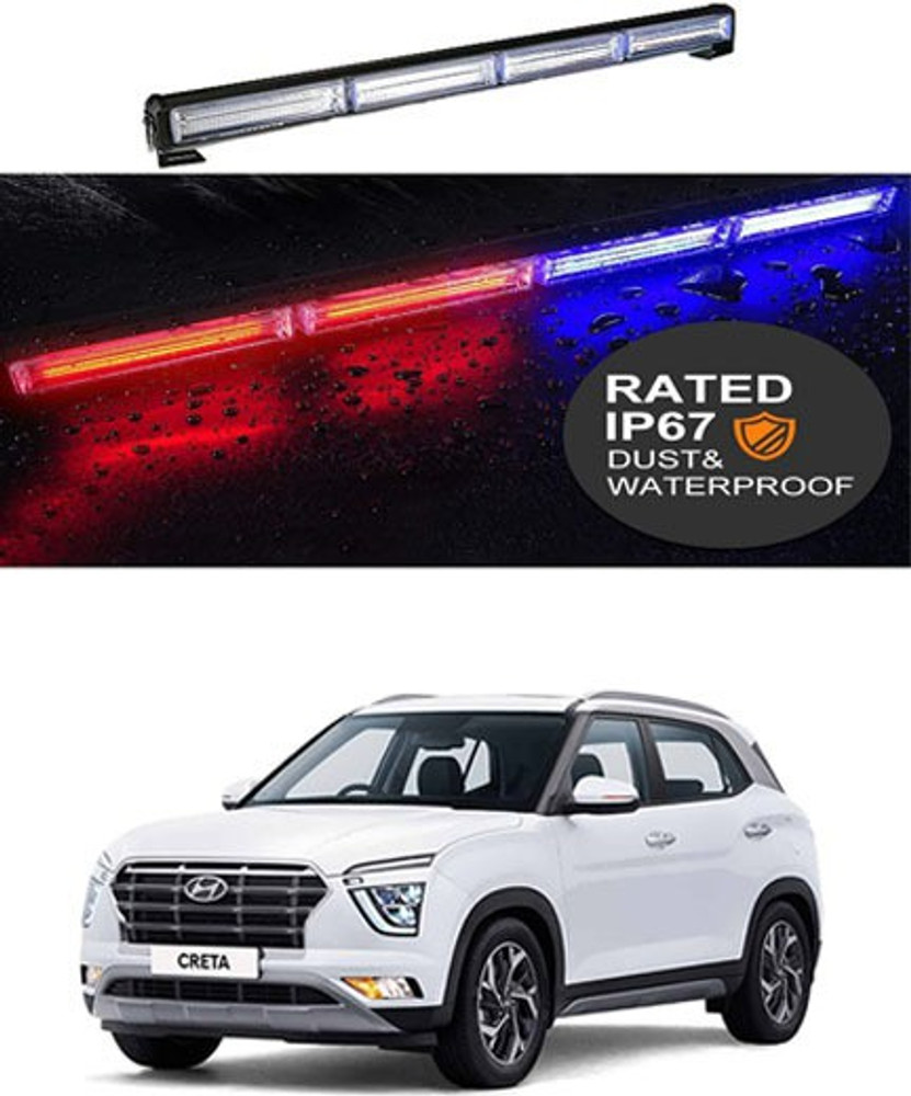 RKPSP Waterproof Car Police Bar Light Flasher For Creta 2020 Fog