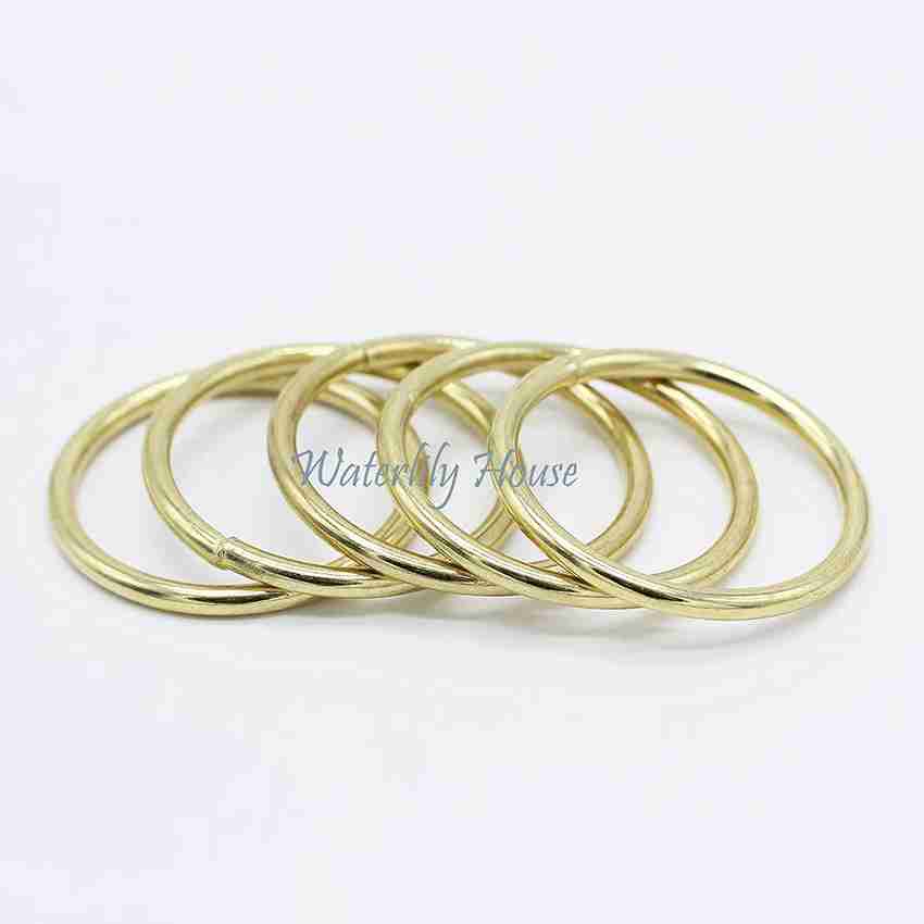 Macrame gold ring store