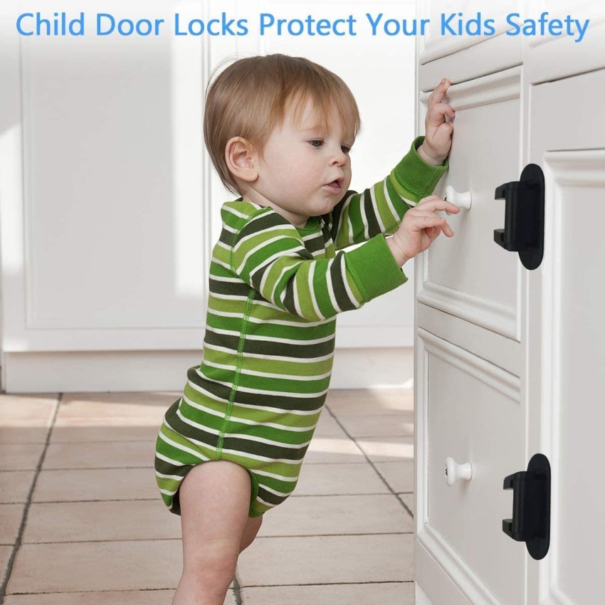 1/3/5Pcs Door Lever Lock Home Kids Safety Door Handle Locks Baby Child  Anti-open New