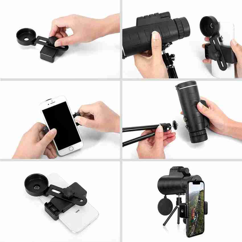 Cezo 40X60 Magnification Zoom HD Monocular Telescope for Adults