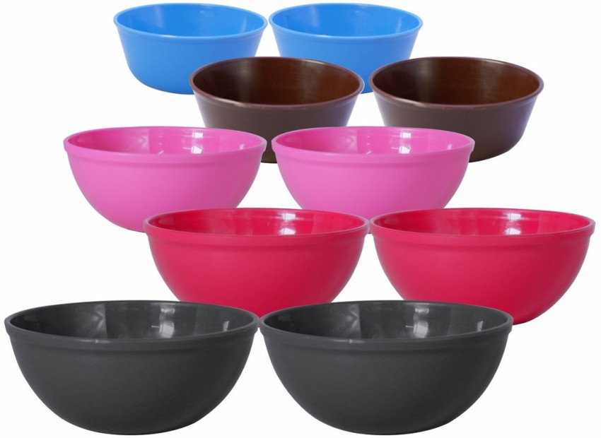 ridhisidhi Pack of 8 Plastic Tupperware Legacy Dinner Plates and Bowls  (pack of 8) Dinner Set Price in India - Buy ridhisidhi Pack of 8 Plastic Tupperware  Legacy Dinner Plates and Bowls (