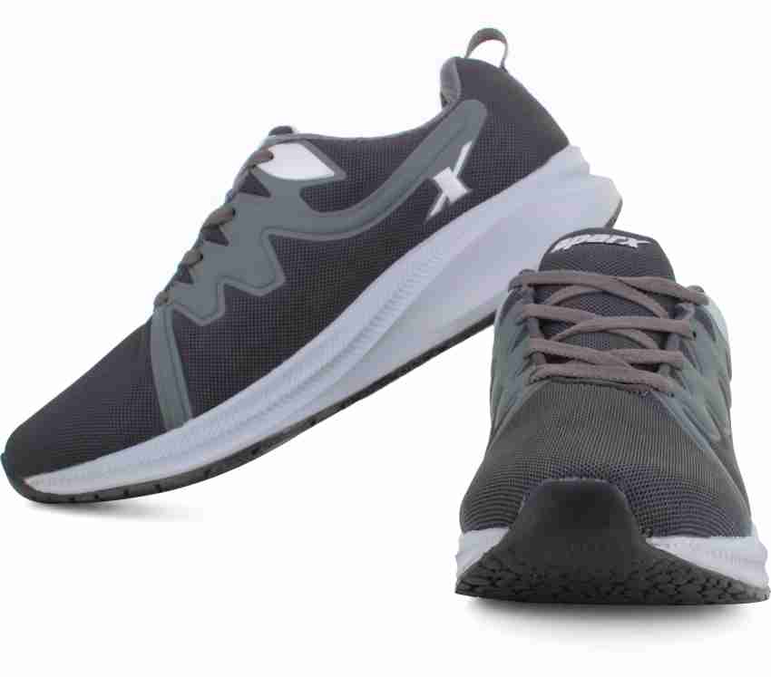 Sparx gray hot sale running shoes