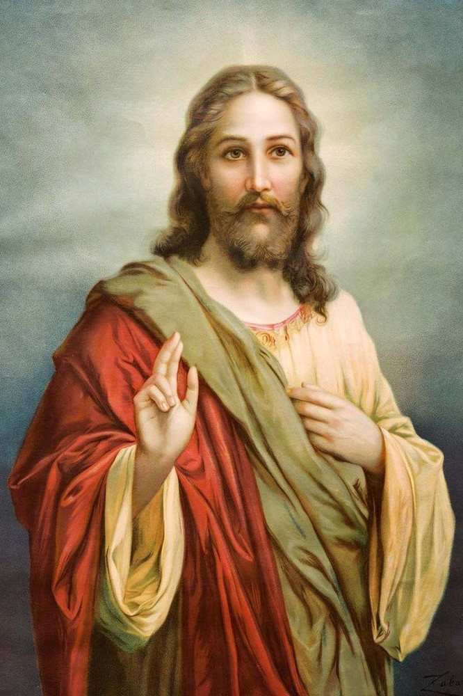 Jesus Christ ON FINE ART PAPER HD QUALITY WALLPAPER POSTER 