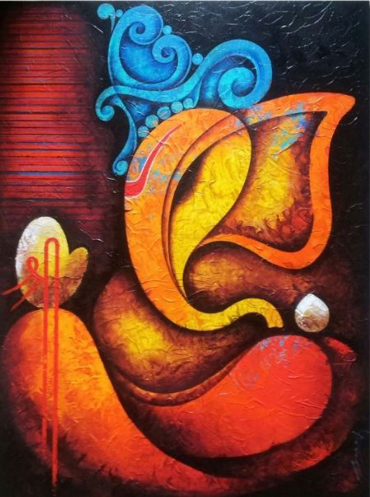 Ganesh ji sale painting