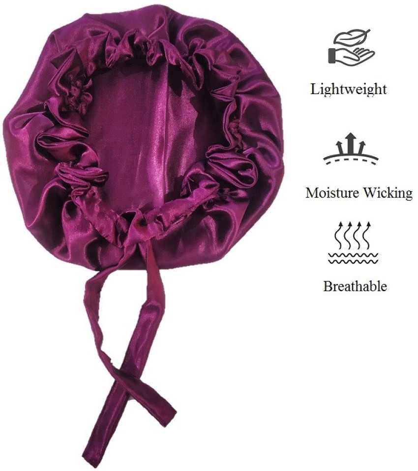 Kitsch XL Adjustable Satin Hair Bonnet for Sleeping India  Ubuy