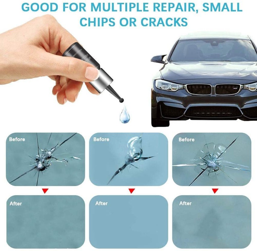 Front Window Repair Kit Liquid Glass for Car Cracked Glass