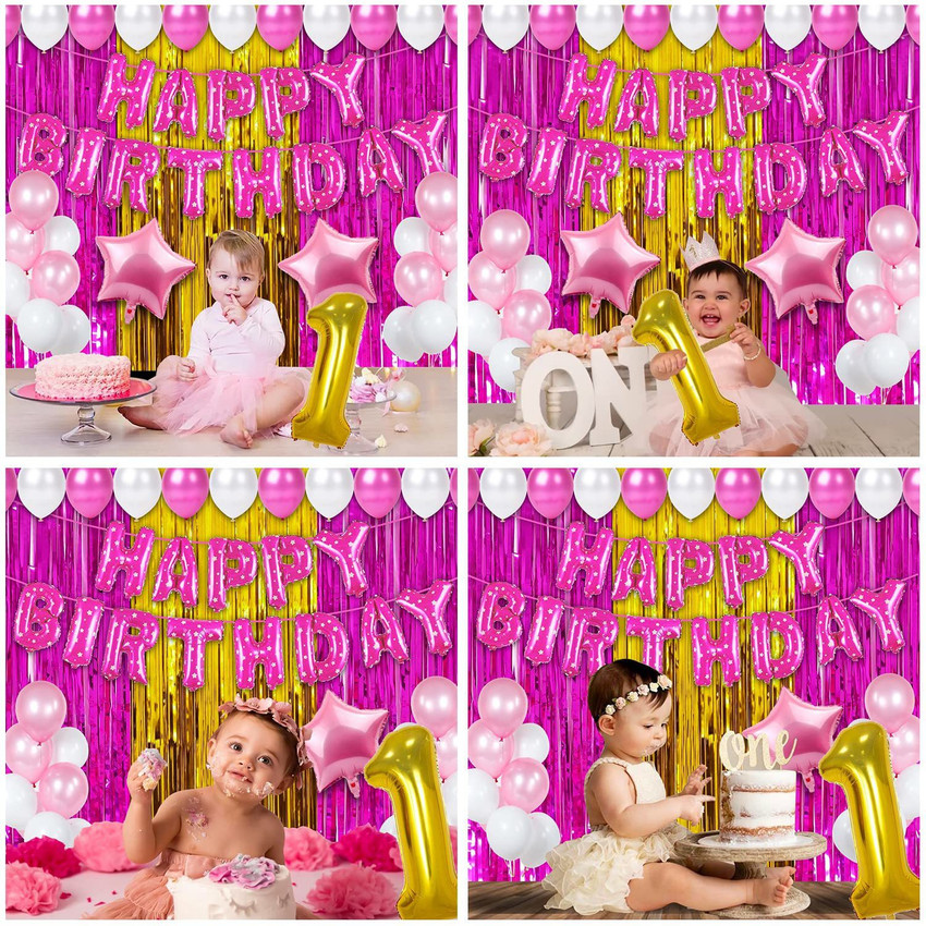 1st birthday store decorations at home