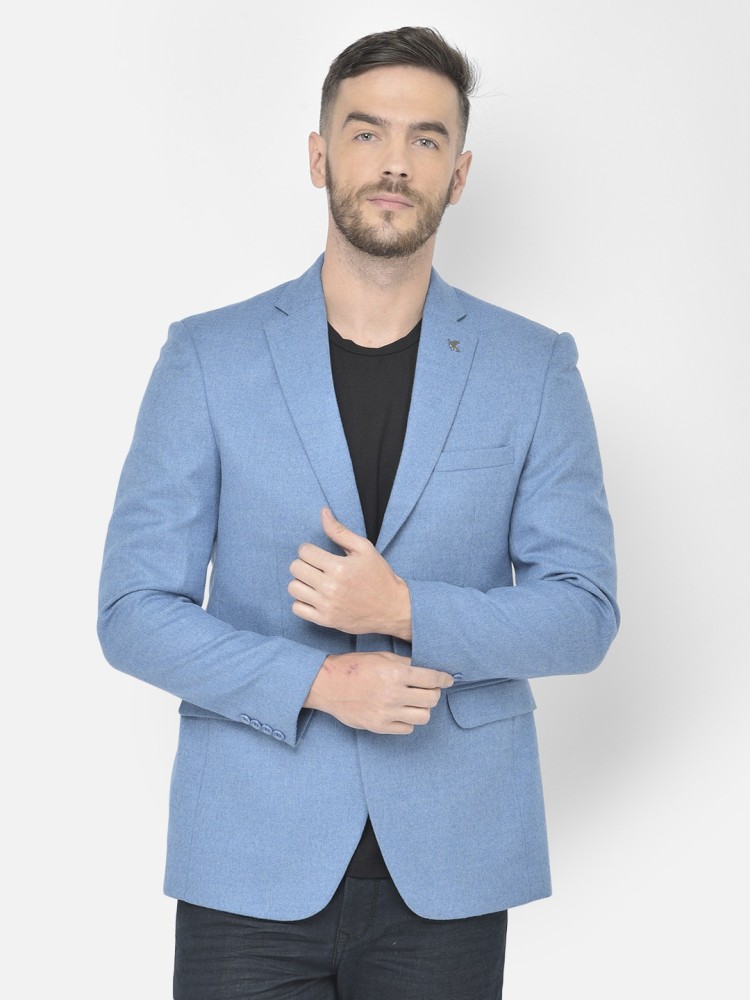 Sky blue hot sale casual blazer