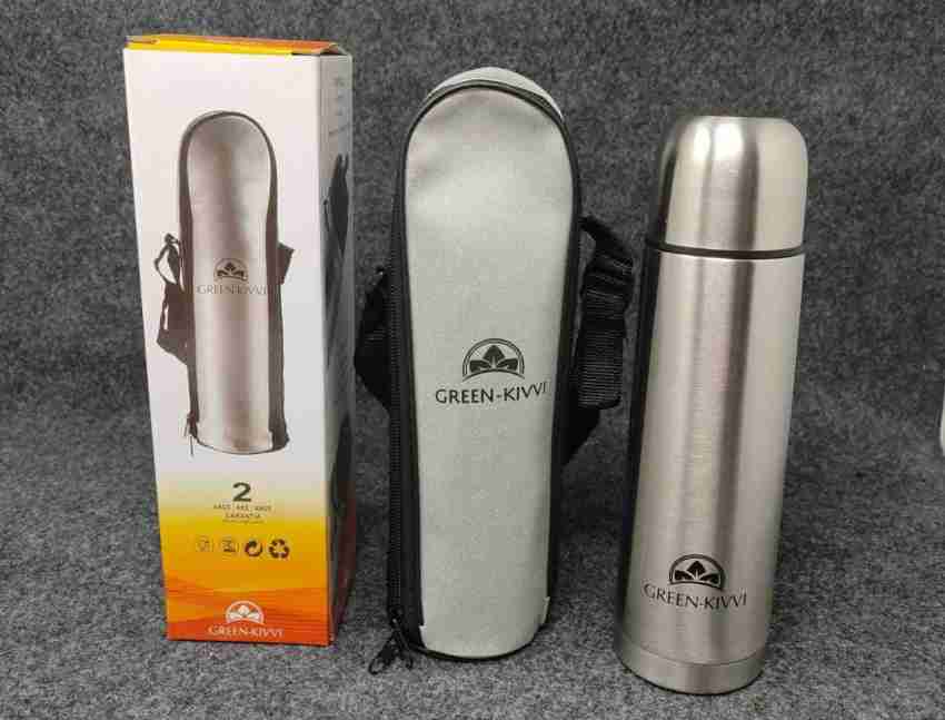 GREEN KIVVI Thermos Bottle, Flask For Hot Tea & Coffee, Steel Flask. 12 Hrs  Hot, 24 Hrs Cold 500 ml Flask - Buy GREEN KIVVI Thermos Bottle, Flask For Hot  Tea 