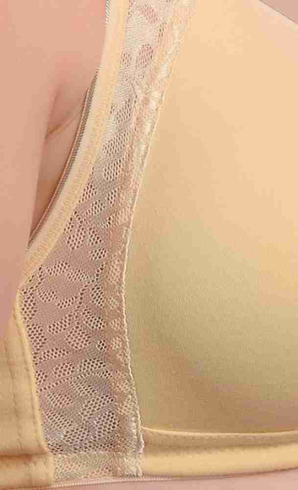Buy Gracewell Cotton Non Wired Non Padded Minimiser Bra for Women (B, Dark  Pink, Peach, 44) at