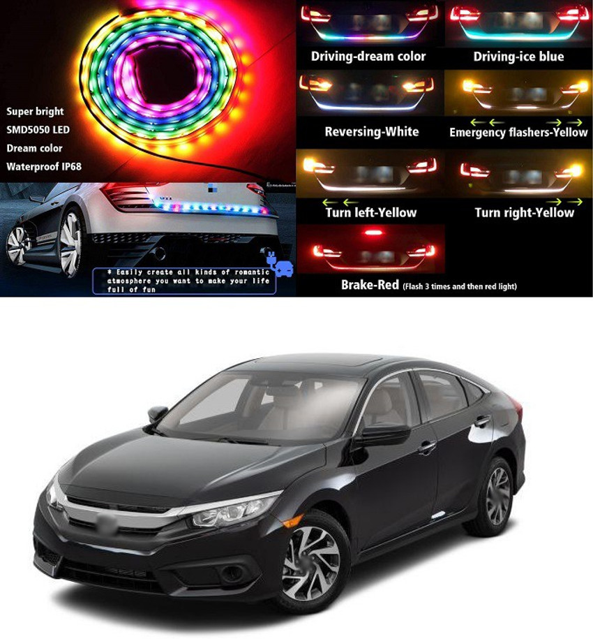 Exterior car store led light strips
