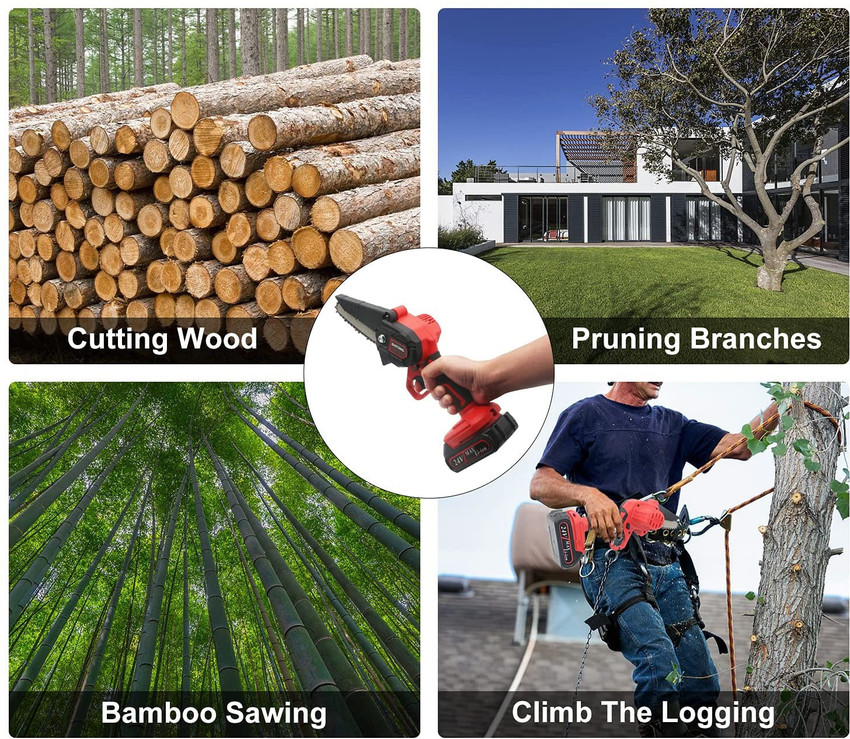 Rechargeable wood best sale cutting lithium chainsaw