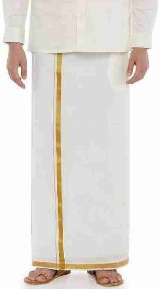 UnityEcom Men s Pure Cotton Lungi For Men Comfort Attractive and Traditional For Men Solid Men Dhoti