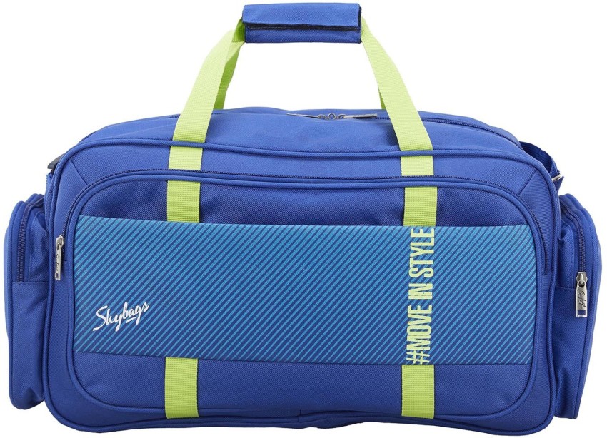 Buy Skybags Unisex Orange & Blue HUSTLE DF 55 Medium Duffel Bag - Duffel Bag  for Unisex 6631373