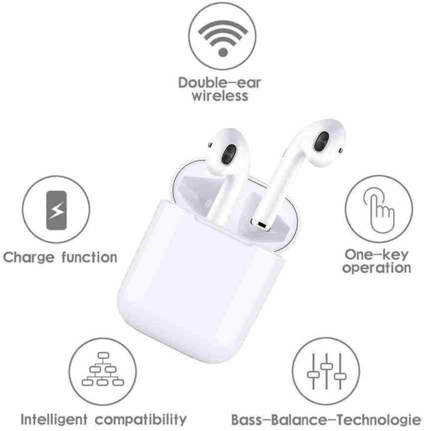 Future Gadgets i12 TWS 5.0 Wireless with Portable Charging Case
