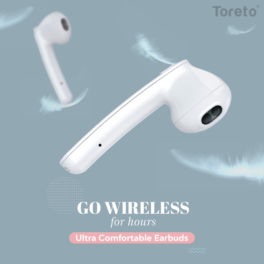 Toreto T Pods TWS Wireless Earbuds Handsfree Wireless Earphones