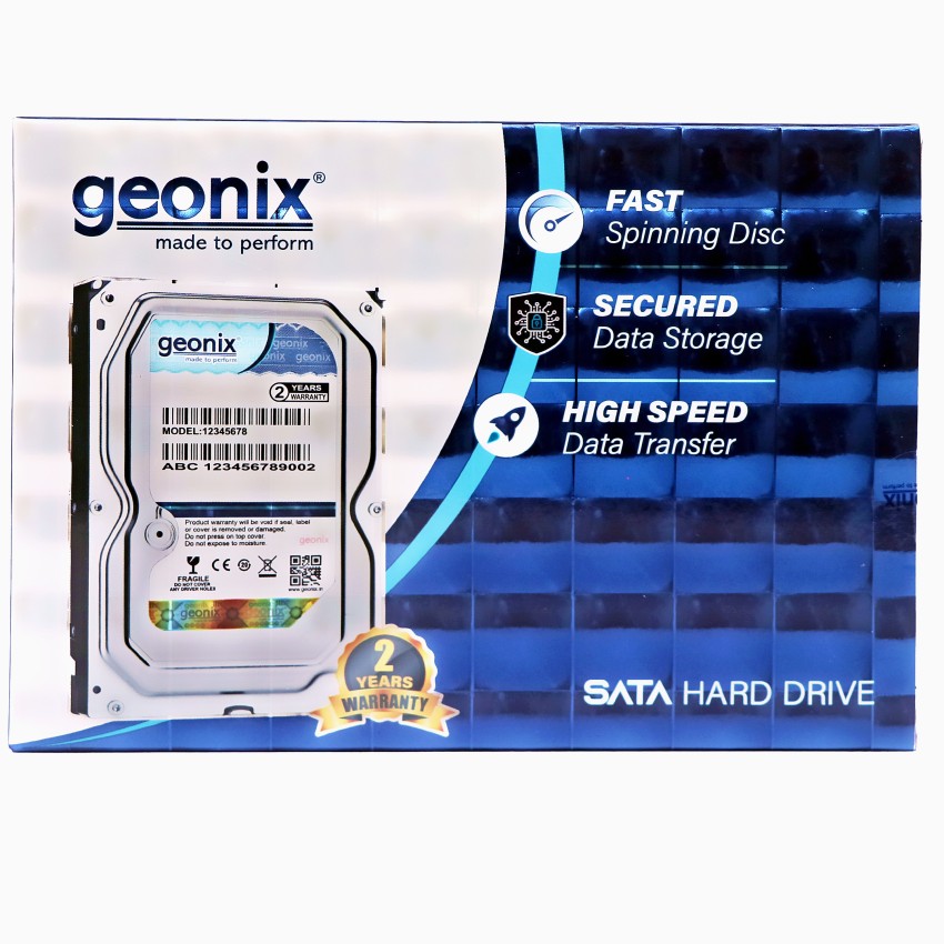 GEONIX SATA 2 TB Desktop Internal Hard Disk Drive (HDD) (2TBHDD