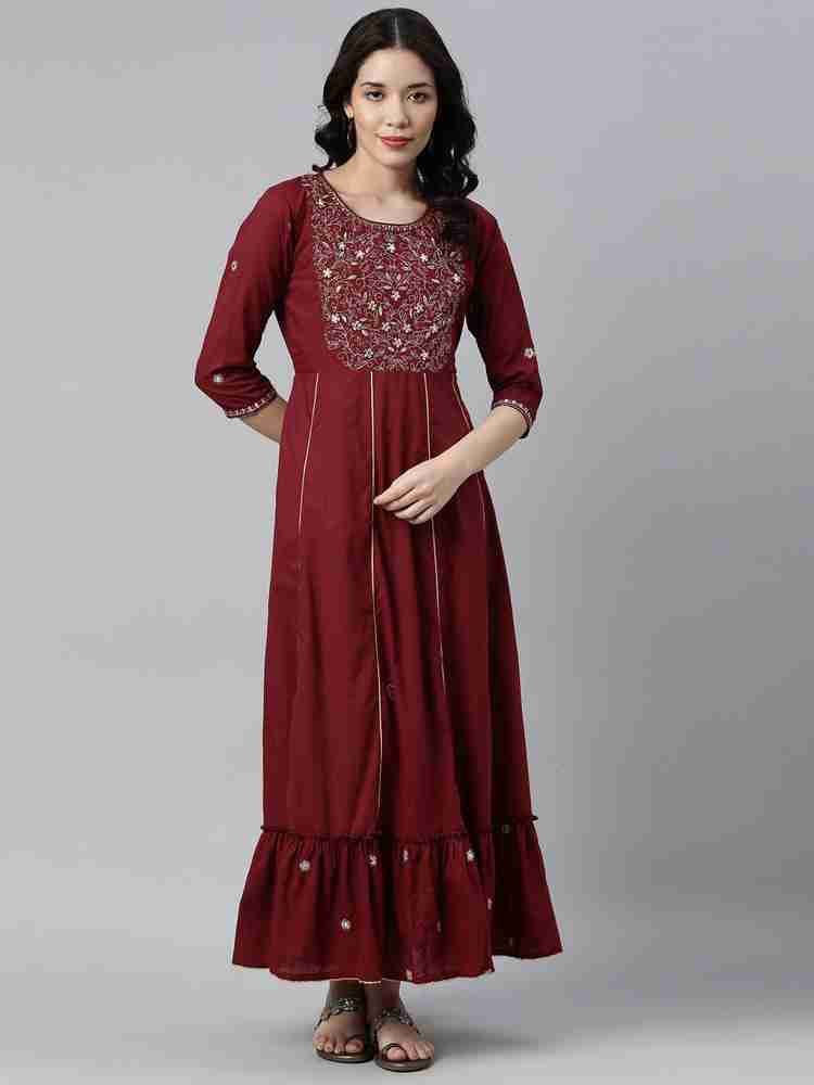 Neerus Women Embroidered Anarkali Kurta Buy Neerus Women Embroidered Anarkali Kurta Online at Best Prices in India Flipkart