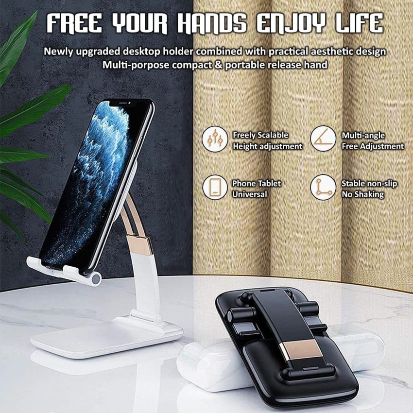 Desk Phone Stand. Sliver Cell Phone Holder For Office Landline
