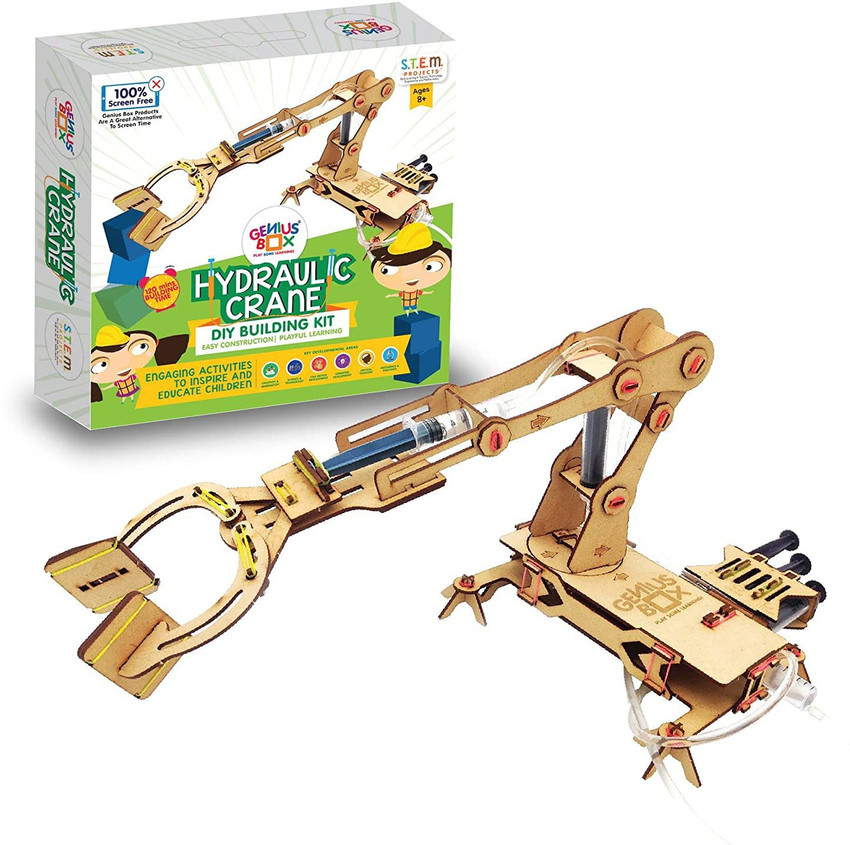 Hydraulic crane best sale toy