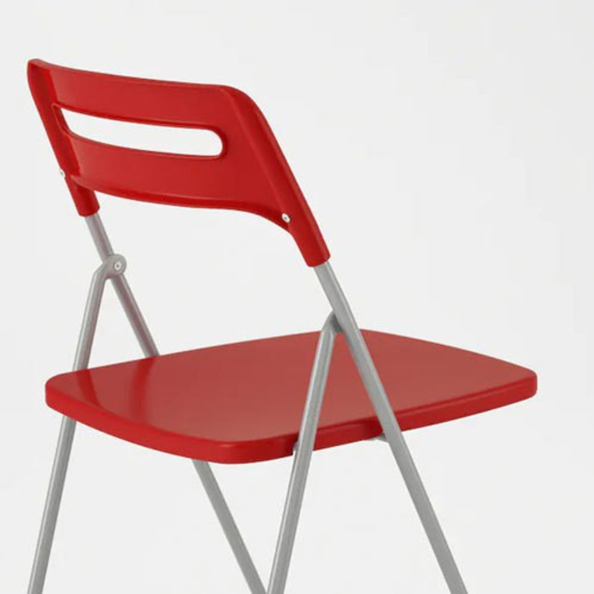 IKEA NISSE Stainless Steel Multipurpose Epoxy Powder Coating Folding Chair for Office Use Kids Home RED 1PC Plastic Cafeteria Chair Price in India Buy IKEA NISSE Stainless Steel Multipurpose Epoxy Pow...