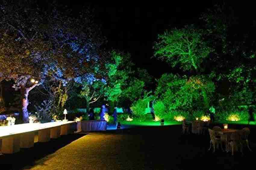 Green outside lights sale
