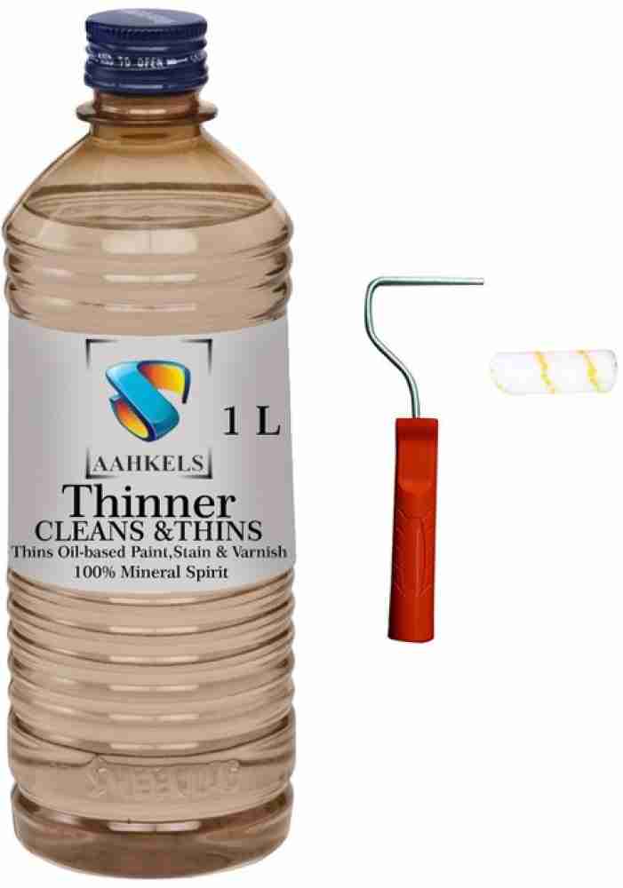 AAHKELS Bottle COMBO PACK 1L THINNER WITH 2 INCH ROLLER Paint Thinner Price  in India - Buy AAHKELS Bottle COMBO PACK 1L THINNER WITH 2 INCH ROLLER  Paint Thinner online at