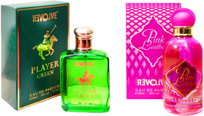 pink leather perfume