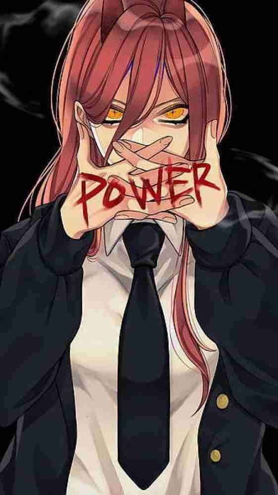 Chainsaw Man Anime Girls Power Character Matte Finish Poster Paper