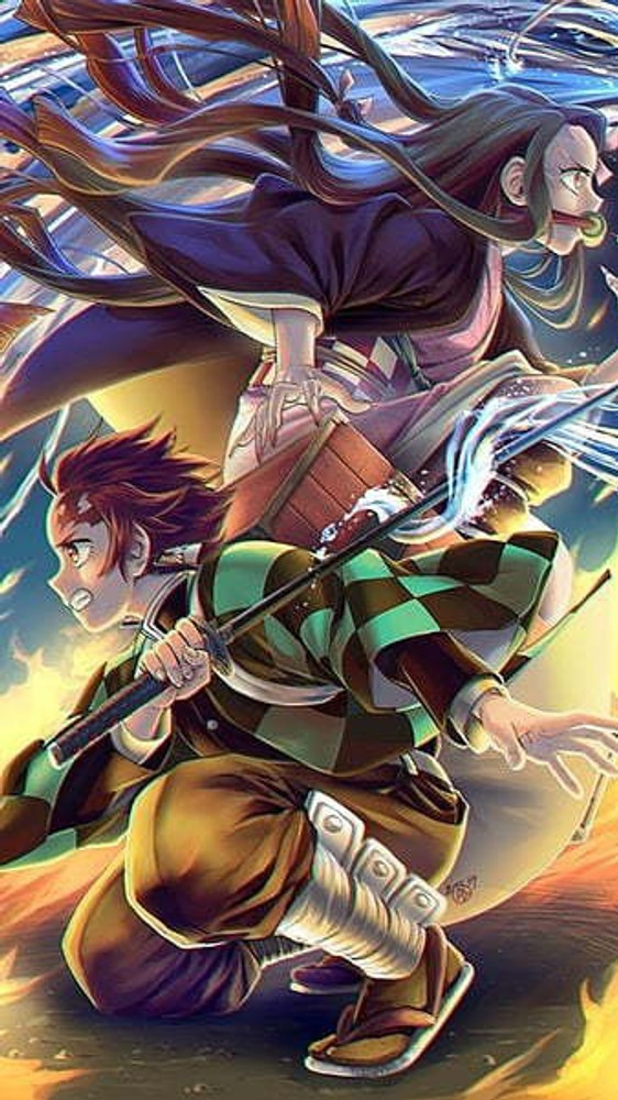 Tanjiro Fan Art Anime Demon Slayer Kimetsu No Yaiba Matte Finish Poster  Paper Print - Animation & Cartoons posters in India - Buy art, film,  design, movie, music, nature and educational paintings/wallpapers