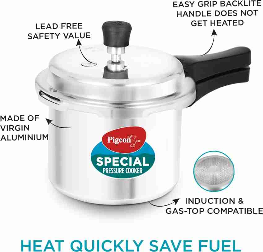 Pigeon by Stovekraft Special Combo 2 L 3 L 5 L Induction Bottom