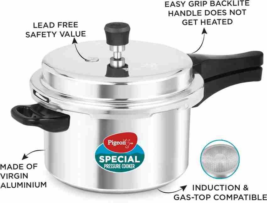 Pigeon aluminium pressure best sale cooker 5 litre price