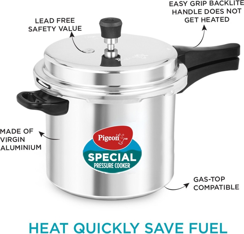 Pigeon 7 litre pressure cooker hot sale