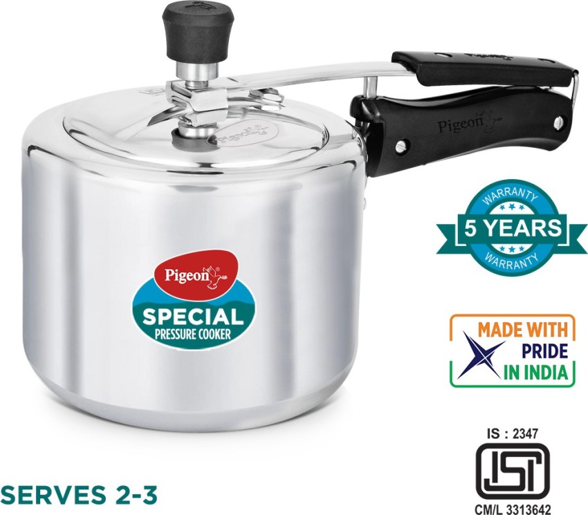 Flipkart pressure cooker 3 litre hot sale