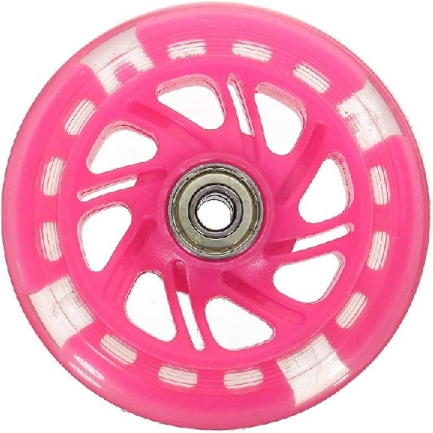 Scooter Wheels LED Flash 120*20mm PU Children Scooters Replacement Wheels  Muti Colors Lighting Accessories